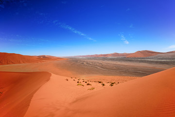 Landscape at Sossusvlei in Namibia