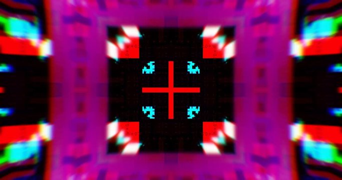 Hypnotic Pixels. VJ Loop 2