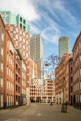 Street view of The Hague city, Netherland.
