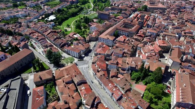 Fly above  Santiago de Compostela | Spain (aerial footage 4k)
