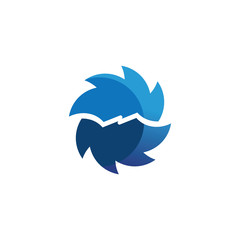 Obraz na płótnie Canvas Waves beach logo and symbols template icons app