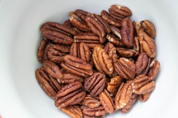 pecans closeup