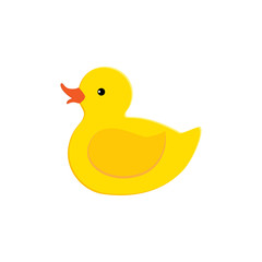 Cute yellow duck