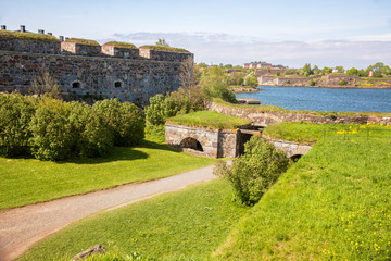 Fototapeta na wymiar Suomenlinna Fortress (or Sveaborg)