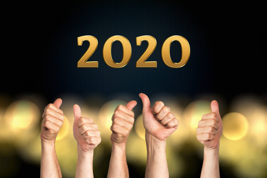 Daumen hoch für einen erfolgreichen start 2020