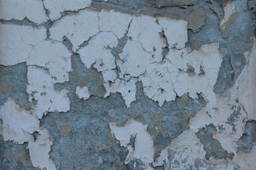 concrete surface with white stucco