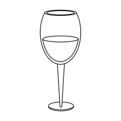 wine of glass icon design