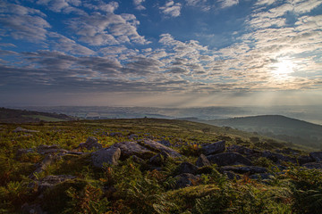 Sunrise on Bodmin Moor at Sherptor Conwall