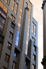 facade of modern building