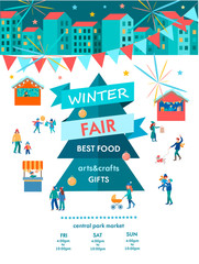 Families with Children, Couples in love have fun on the Square at the City Fair.