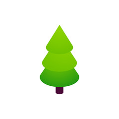 Christmas Tree Isometric Object