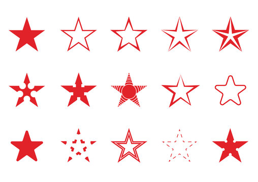 Red star set
