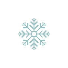 cute snowflakes on white background