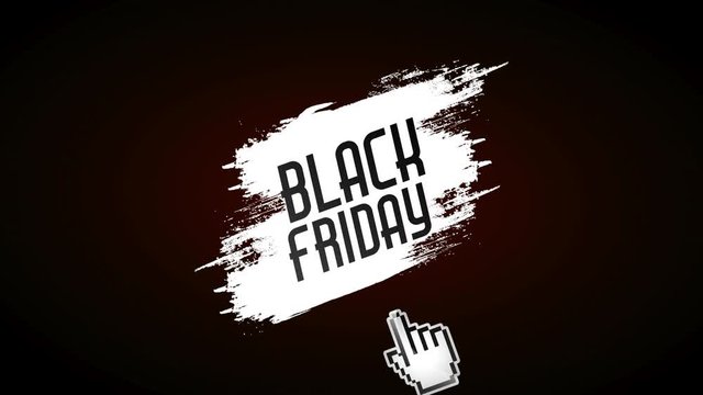 black friday deals label with big sale