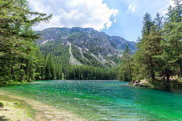 Green Lake in Styria, Austria