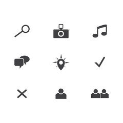 website element icons for web design