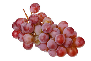 wild grapes isolated on a white background. Food