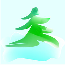 A Christmas tree similar to a dancing woman. Develops imagination.