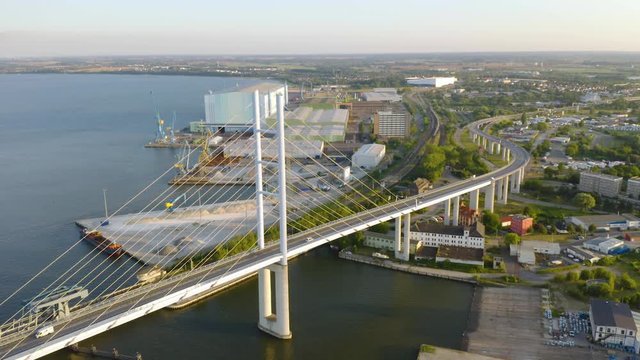 Bridge to Ruegen at Stralsund