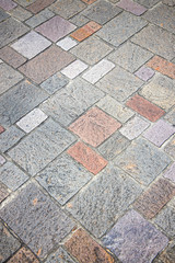 Background from paving stones, irregular natural stones