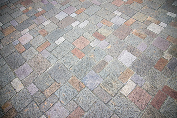 Background from paving stones, irregular natural stones