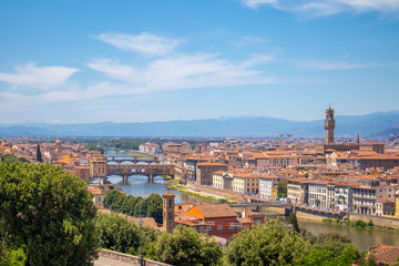 Fototapeta na wymiar The beautiful city of Florence, Italy