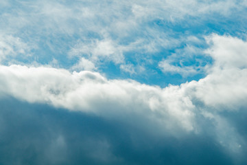 Autumn contrast sky