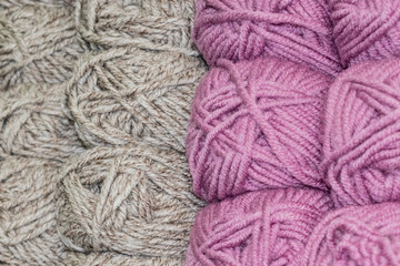 Multicolored threads for knitting