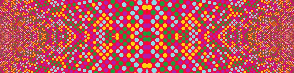 Abstract Symbols Random Distributed Pattern Generative Art background illustration