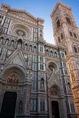 Fototapeta premium Cathedral and Bell Tower in Florence Duomo
