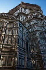 Vertical Shot of Architectural Details in Duomo