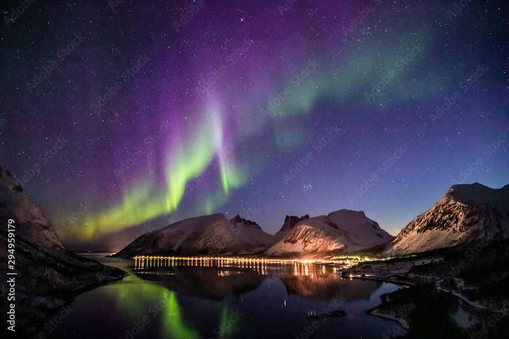 Aurore boréale en Norvège