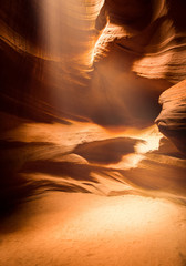 Antelope Canyon in the Navajo Reservation near Page, Arizona USA
