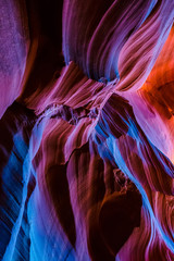 Antelope Canyon in the Navajo Reservation near Page, Arizona USA