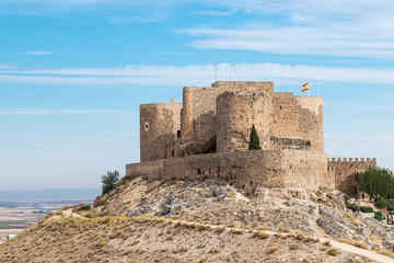 Fototapeta na wymiar castle of la Muela in the spanish municipality of Consuegra
