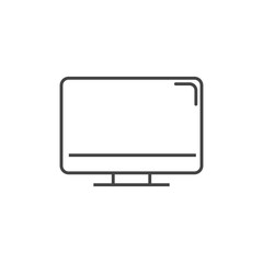computer device technology icon line design