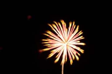 Fototapeta premium fireworks at night
