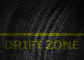 Tire marks on asphalt . Copy space texture background.