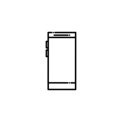 Isolated smartphone vector design