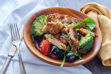 Chicken Cutlet Salad