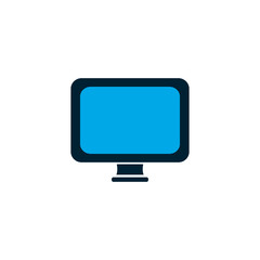 Isolated computer vector design