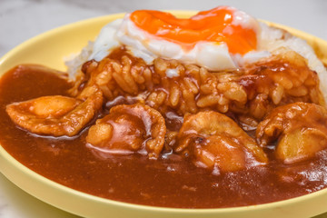 ホタテカレー