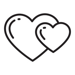 Hearth Icon Vector Flat Design