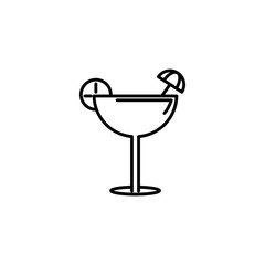 drink cocktail summer icon line