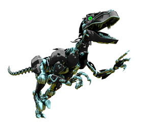 velociraptor robot walking