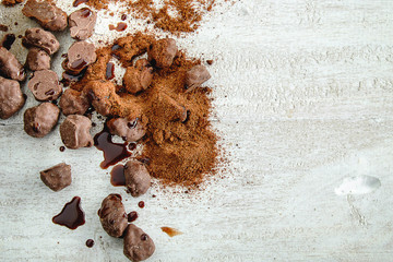 Chocolate and chocolate powder