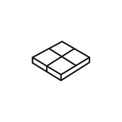chocolate bar sweet and candies icon line