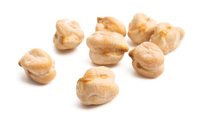 chickpea beans isolated