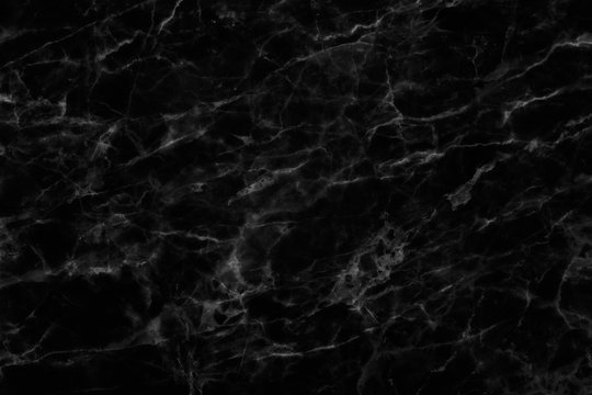 Black marble patterned texture background for design.