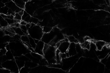 Black marble patterned texture background for design.